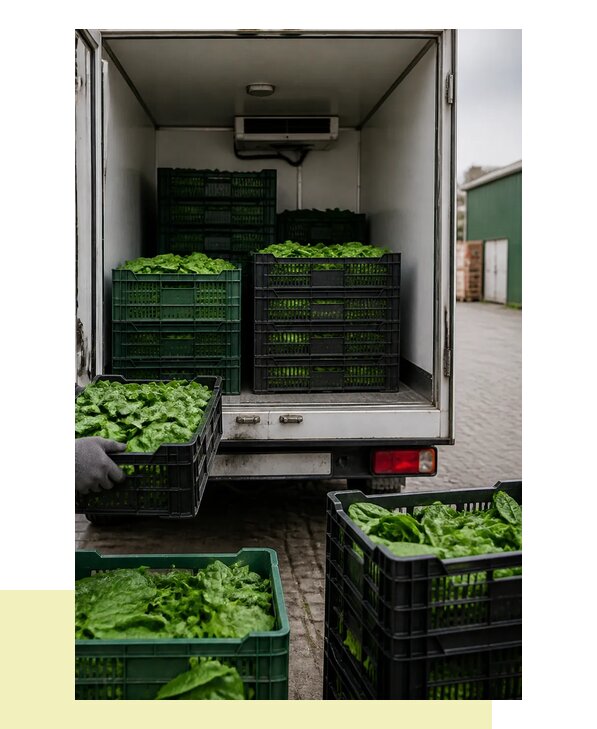 Перевозка шпината в Симферополь с сохранением свежести продукции
